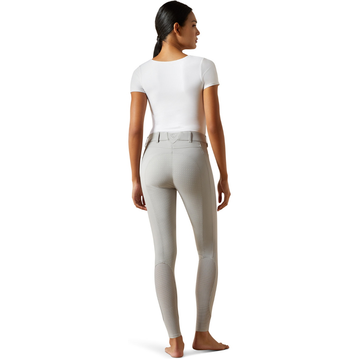 2025 Ariat Womens Tri Factor Nt Full Seat Breech 10061674 - Show Grey